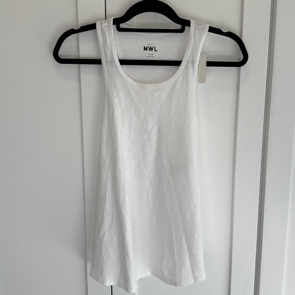 Madewell NWT white tank